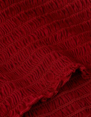 AE Sunchaser Knit Smocked Bandeau