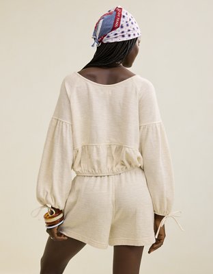 Aerie Endless Summer Cropped Sweatshirt