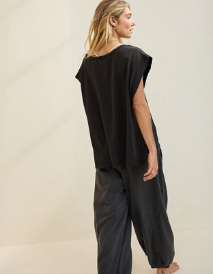 Aerie T-shirt con Cuello Dividido Summer Breeze