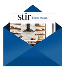 Stir by Sherwin-Williams.